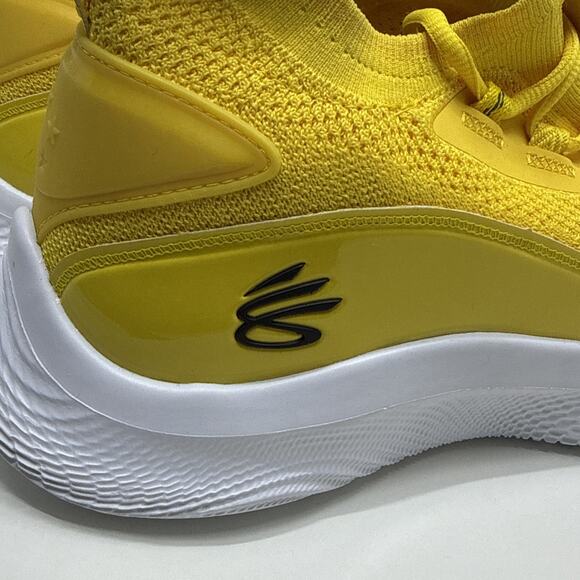 Mens Size 16 Under Armour Curry Flow 8 Basketball Shoes Yellow 3024785-700
